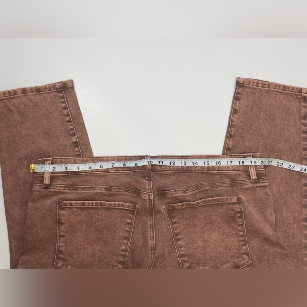 Kut from the Kloth Women's Brown Straight Leg Jeans 💞 - Picture 5 of 16